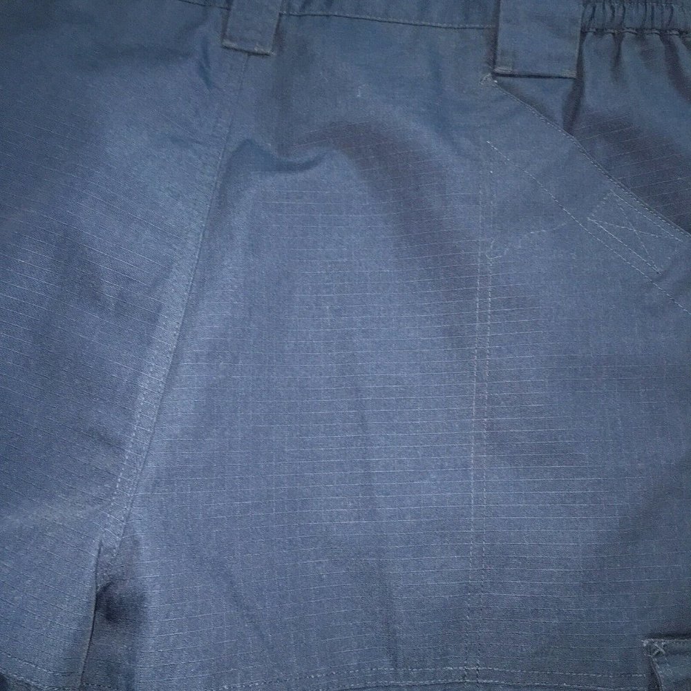CQR Tactical Pants Mens 42W/30L Ripstop Dark Navy Cargo Pockets Elastic Waist - Picture 12 of 13